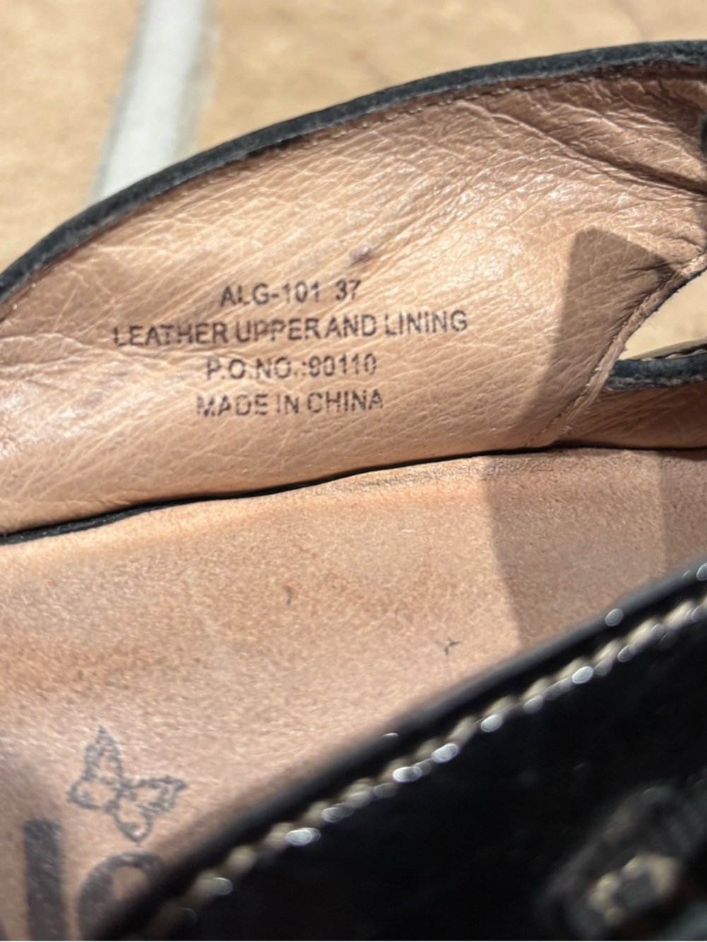 Alegria Black Patent Leather Clog Mule with Buckle - Picture 6 of 6